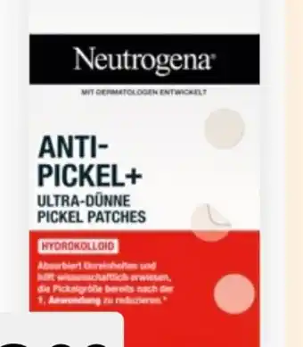 Bipa Neutrogena Anti-Pickel + Pickel Patches Angebot