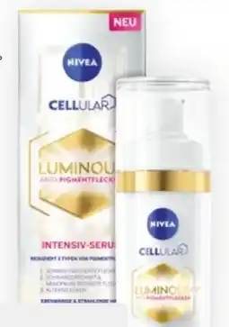 Bipa Nivea Intensiv-Serum Anti-Pigmentflecken Cellular Luminous 630 Angebot
