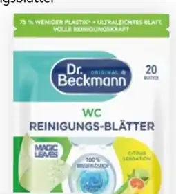 Bipa Dr. Beckmann WC-Reinigungsblätter Angebot