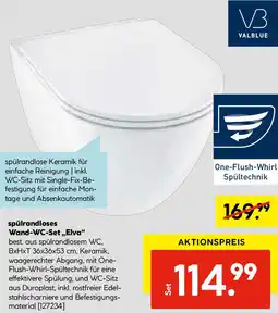 Hellweg spülrandloses Wand-WC-Set Elva Angebot