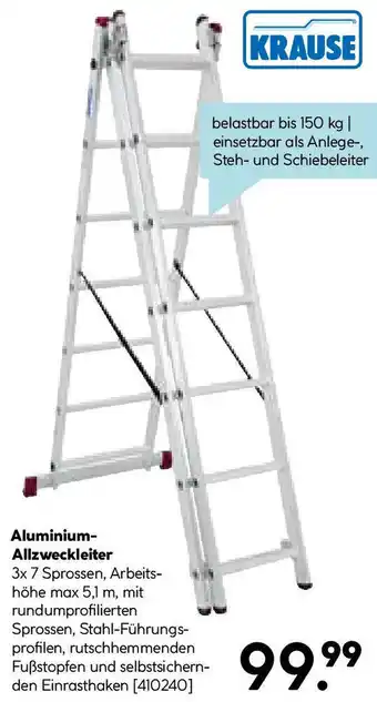 Hellweg Aluminium- Allzweckleiter Angebot