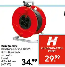 Hellweg Kabeltrommel Angebot