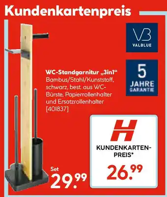 Hellweg WC-Standgarnitur 3in1 Angebot