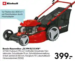 Hellweg Einhell Benzin-Rasenmäher „,GC-PM 51/3 S HW" Angebot