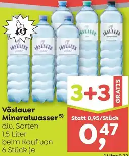 ADEG Vöslauer Mineralwasser Angebot