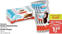 ADEG Ferrero Kinder Milchschnitte od. Kinder Pingui Angebot