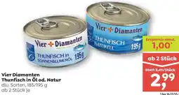ADEG Vier Diamanten Thunfisch in Öl od. Natur Angebot