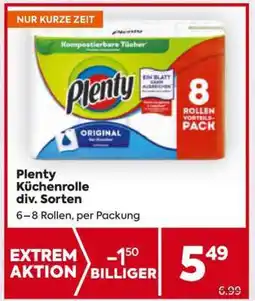 Billa Plenty Küchenrolle div. Sorten Angebot