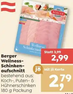 ADEG Berger Wellness- Schinken- aufschnitt Angebot