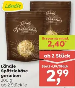 ADEG Ländle Spätzlekäse gerieben Angebot