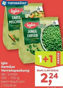ADEG iglo Gemüse Vorratspackung Angebot