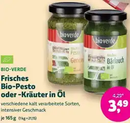 Denn's Biomarkt bio-verde Frisches Bio-Pesto oder -Kräuter in Öl Angebot