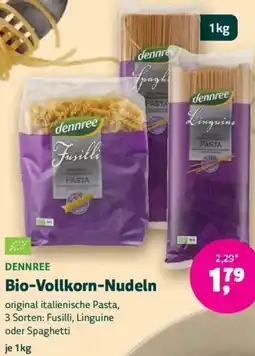 Denn's Biomarkt dennree Bio-Vollkorn-Nudeln Angebot