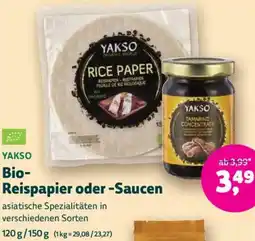 Denn's Biomarkt YAKSO Bio- Reispapier oder -Saucen Angebot