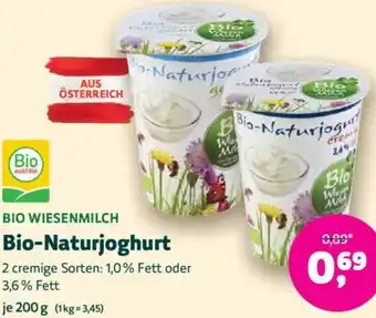 Denn's Biomarkt Bio-Naturjoghurt Angebot