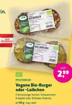 Denn's Biomarkt Vegane Bio-Burger oder -Laibchen Angebot