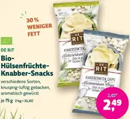 Denn's Biomarkt DE RIT Bio- Hülsenfrüchte- Knabber-Snacks Angebot