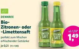 Denn's Biomarkt dennree Bio- Zitronen- oder -Limettensaft Angebot