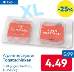 T&G Alpenmetzgerei Toastschinken Angebot
