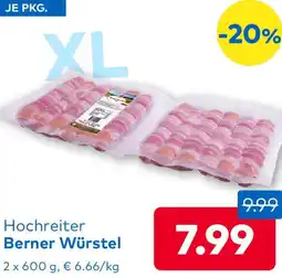 T&G Hochreiter Berner Würstel Angebot