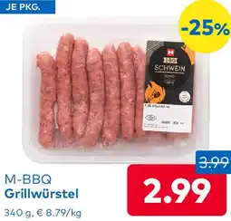 T&G M-BBQ Grillwürstel Angebot