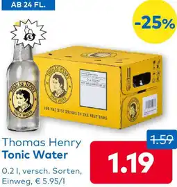 T&G Thomas Henry Tonic Water Angebot
