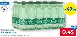 T&G Römerquelle Mineralwasser Angebot