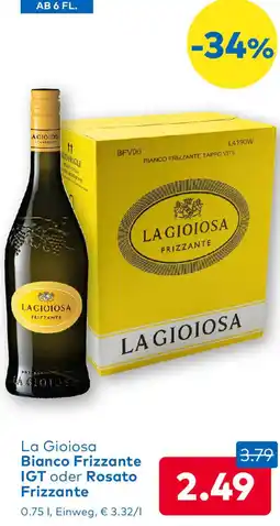 T&G La Gioiosa Bianco Frizzante IGT oder Rosato Frizzante Angebot