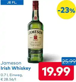 T&G Jameson Irish Whiskey Angebot
