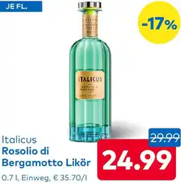 T&G Italicus Rosolio di Bergamotto Likör Angebot