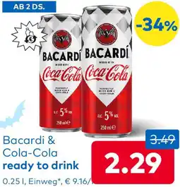 T&G Bacardi & Cola-Cola Angebot