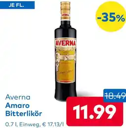 T&G Averna Amaro Bitterlikör Angebot