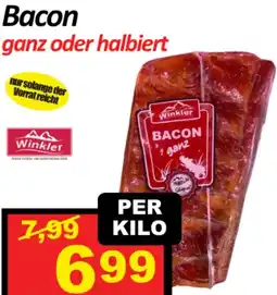 Wurstico Bacon ganz oder halbiert Angebot