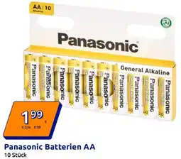 Action Panasonic Batterien AA Angebot
