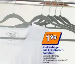 Action Kleiderbügel mit Anti-Rutsch- Funktion Angebot