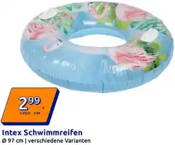 Action Intex Schwimmreifen Angebot