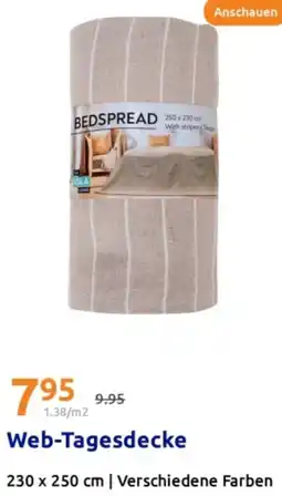 Action Web-Tagesdecke Angebot