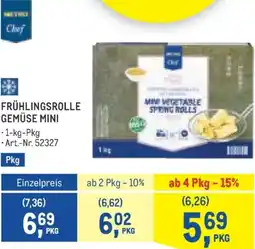 Metro Frühlingsrolle gemüse mini Angebot
