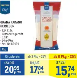 Metro Grana padano gerieben Angebot