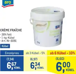 Metro Crème fraîche Angebot