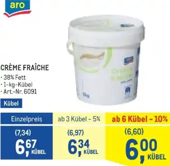 Metro Crème fraîche Angebot