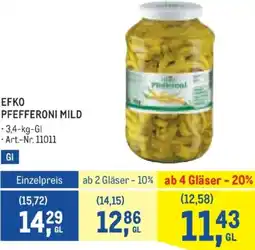 Metro Efko pfefferoni mild Angebot