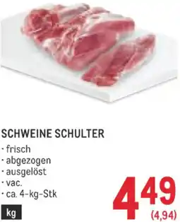 Metro Schweine schulter Angebot