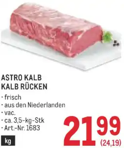 Metro ASTRO KALB RÜCKEN Angebot