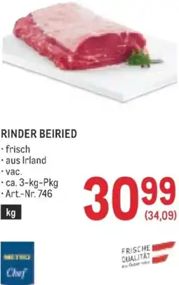 Metro Rinder beiried Angebot