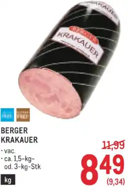 Metro Berger krakauer Angebot