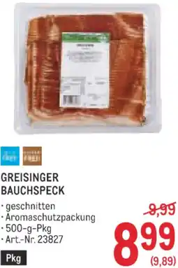 Metro Greisinger bauchspeck Angebot