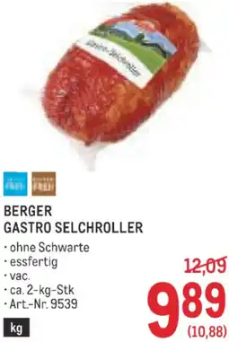 Metro Berger gastro selchroller Angebot