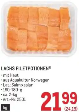 Metro Lachs filetpotionen Angebot