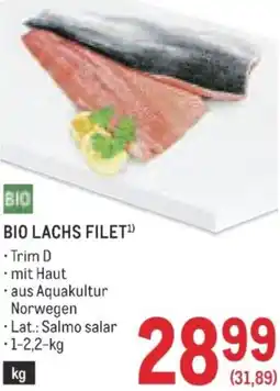Metro Bio lachs filet Angebot